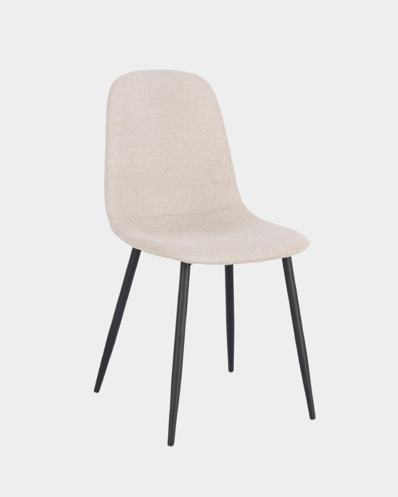 Irelia Chair Black/Beige 4pcs Bizzotto – Casa Design Shop