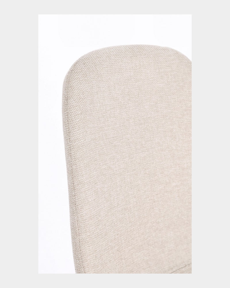 Sedia Irelia Nero/Beige 4pz - Bizzotto