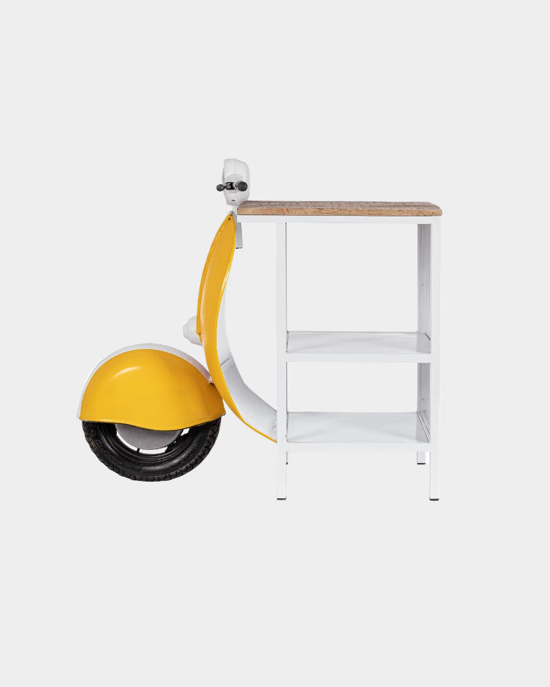 Bar Console Vespa Yellow - Bizzotto
