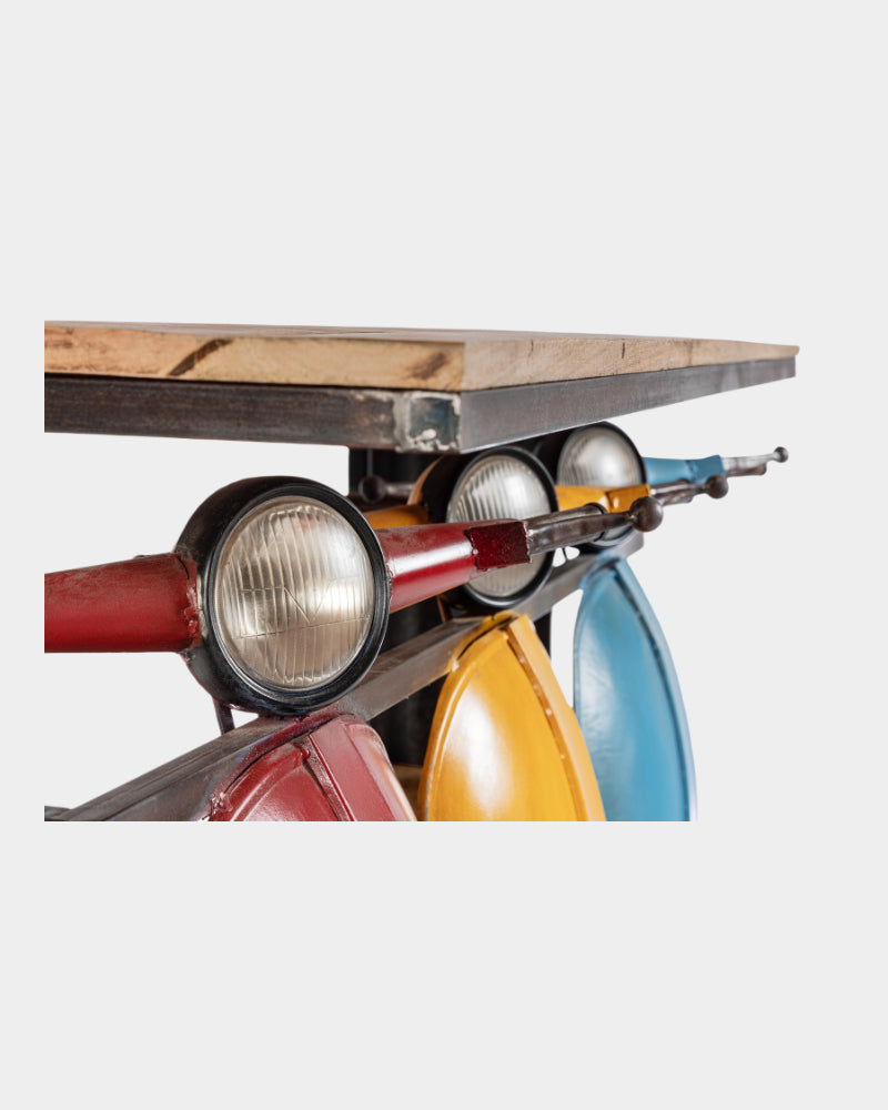 Console de Bar Tris Vespa Couleur - Bizzotto