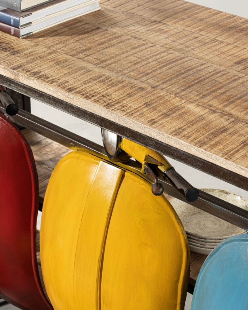 Console de Bar Tris Vespa Couleur - Bizzotto