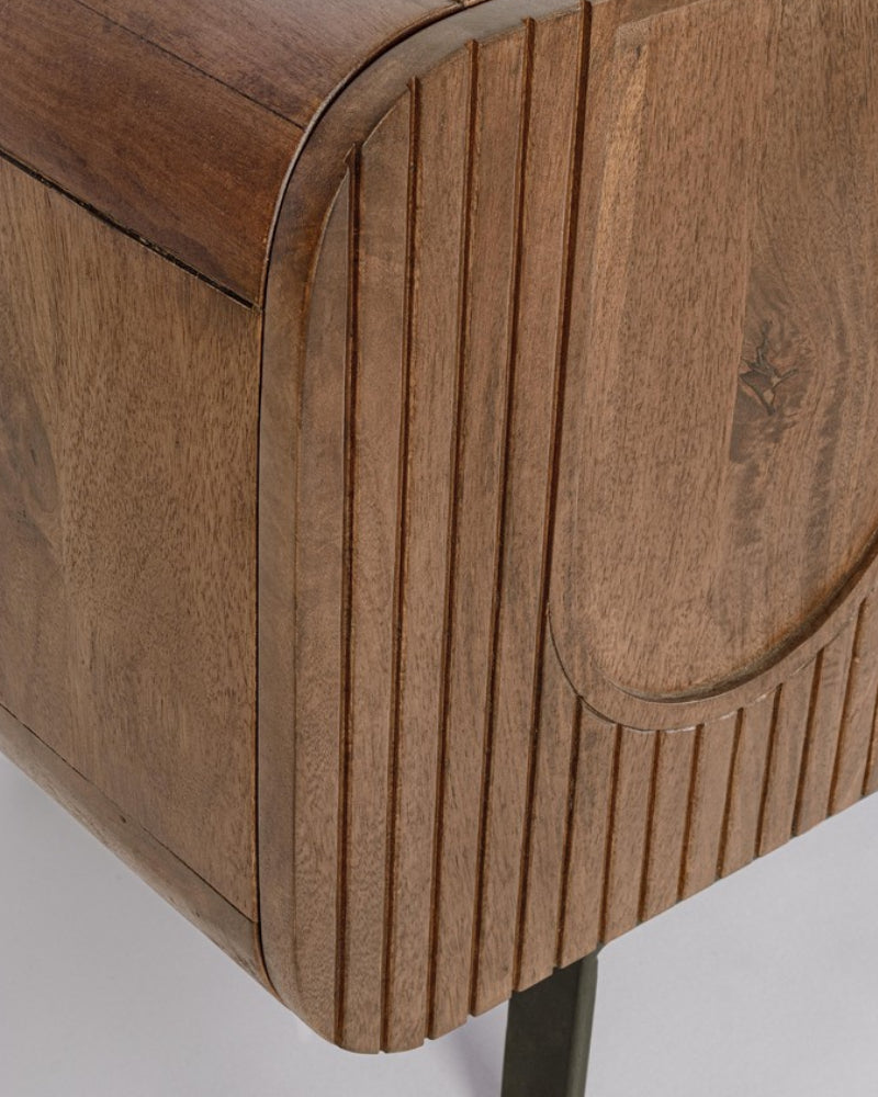 TV Stand 3A-2C Orissa Nat - Bizzotto