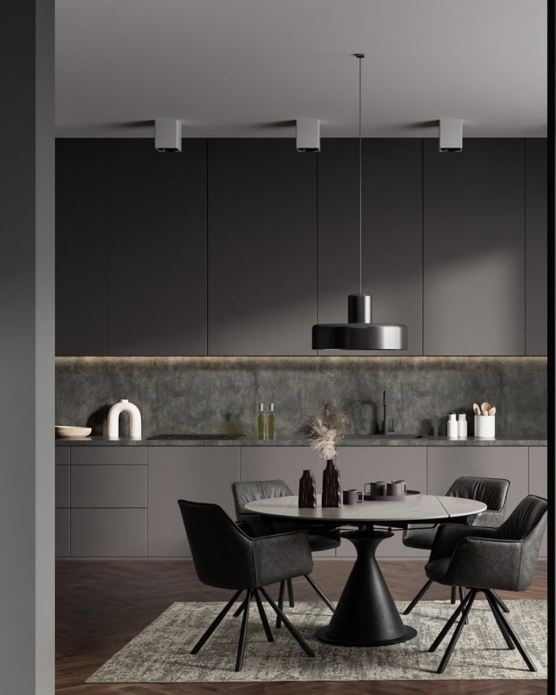 Jonni Extendable Table 85-135 Black - Bizzotto