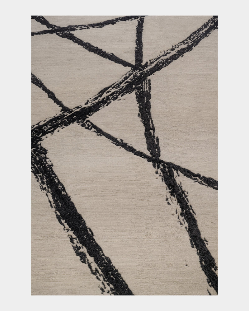 Tapis composition 1956 par Manlio Rho