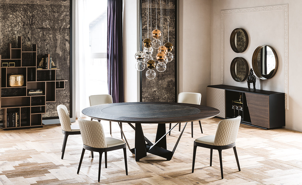 Tavolo Skorpio Ker-Wood Round - Cattelan Italia