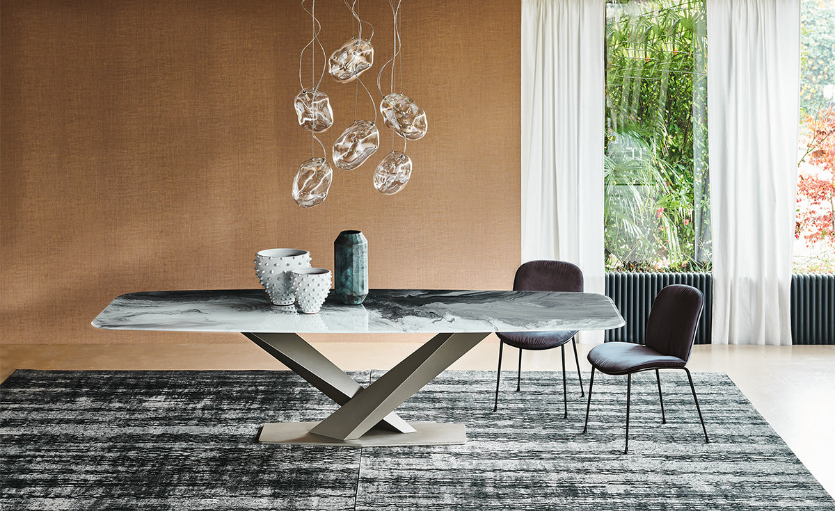 Tavolo Stratos Crystalart - Cattelan Italia