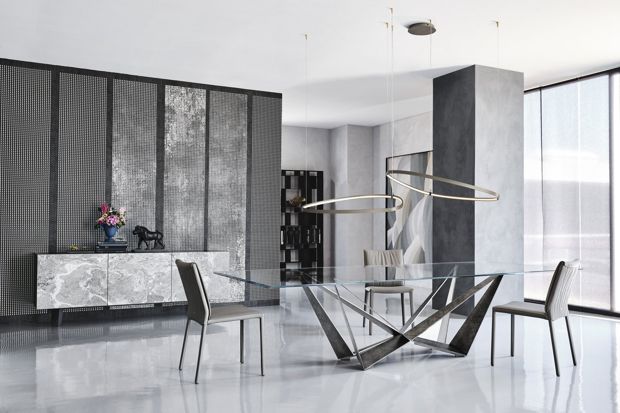 Skorpio Table Crystal Top - Cattelan Italia